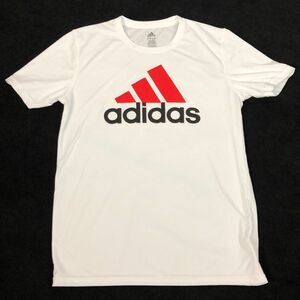 Adidas White Short Sleeve Tee size 14 Youth